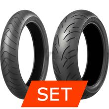 Bridgestone Battlax BT023 Jeu de pneus | 110/70 ZR17 54W TL + 160/60 ZR17 69W TL