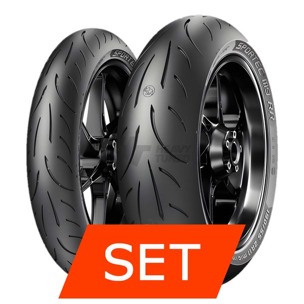 Set de pneus Metzeler Sportec M9 RR | 110/70 R17 54H TL + 160/60 ZR17 69W TL
