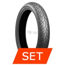 Conjunto de Pneus Bridgestone Battlax BT46 | 110/80-17 57V TL + 130/80-17 65H TL