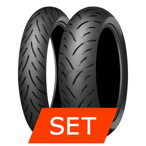 Zestaw opon Dunlop GPR-300 | 110/80 ZR18 58W TL + 180/55 ZR17 73W TL