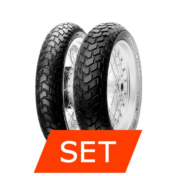Pirelli MT60 RS Reifenset | 110/80 R18 58H TL + 180/55 ZR17 73W TL