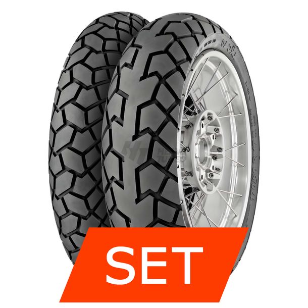 Continental TKC 70 Reifenset | 110/80 R19 59V TL + 130/80-17 65T TL