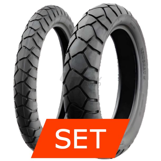 Heidenau K76 Bandenset | 110/80 B19 59H TL + 130/80-17 65H TL