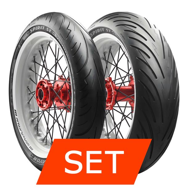 Avon Spirit ST Reifenset | 110/80 VR19 59V TL + 180/55 ZR17 73W TL
