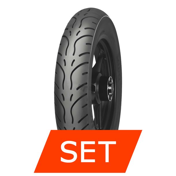 Mitas MC-7 Reifenset | 110/90-16 59P TT + 130/90-15 66R TL