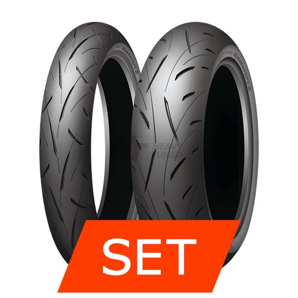 Dunlop Roadsport 2 Tire Set | 120/60 ZR17 55W TL + 160/60 ZR17 69W TL