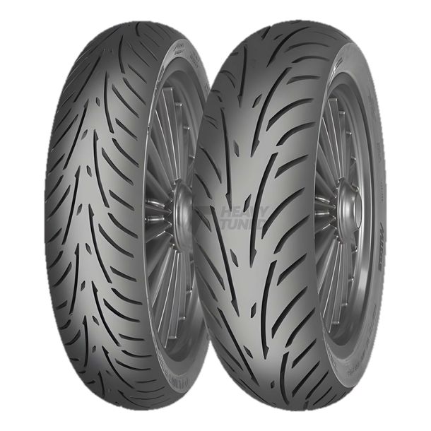 Jeu de pneus Mitas Touring Force pour Ducati 696 Monster 120/60 ZR17 55W+160/60 – Bild 2