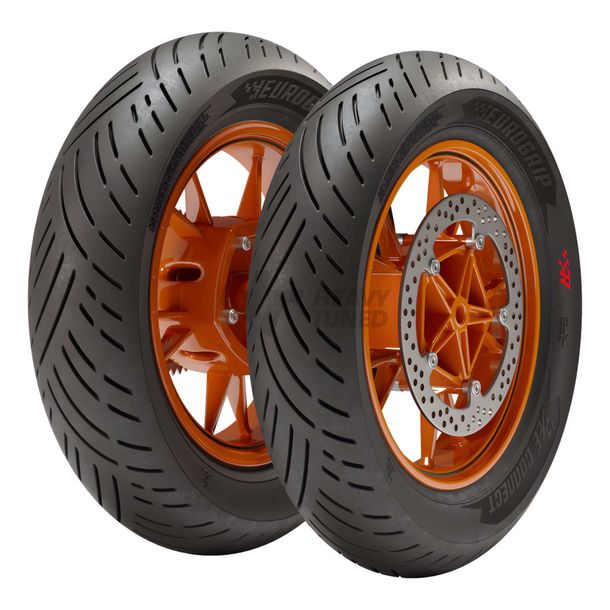 Jeu de pneus Eurogrip Bee Connect UHP pour Peugeot Speedfight 1 LC (Wasser) – Bild 2