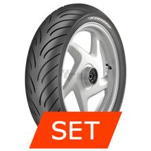 Eurogrip Conta 545 Conjunto de Pneus | 120/70-12 58P TL + 120/70-12 58P TL