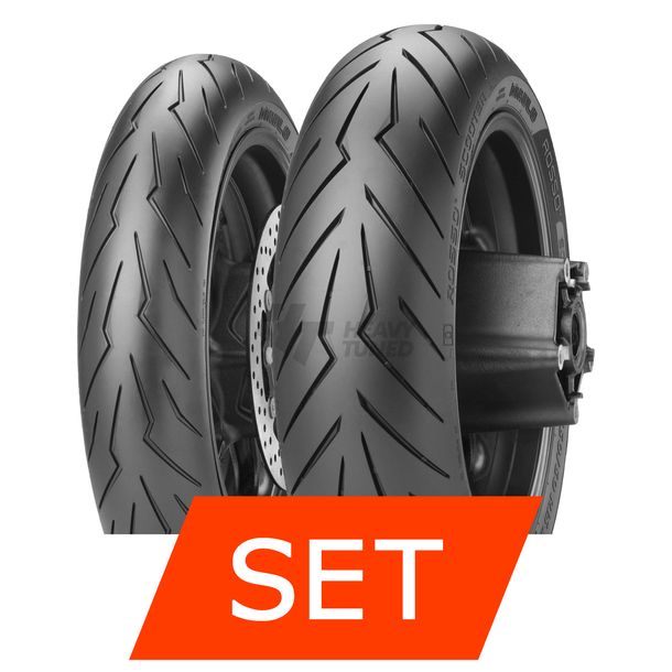 Pirelli Diablo Rosso Scooter Bandenset | 120/70-12 58P TL + 120/70-12 58P TL