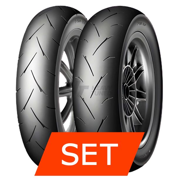 Dunlop TT93 GP Bandenset | 120/70-12 51L TL + 130/70-12 62L TL