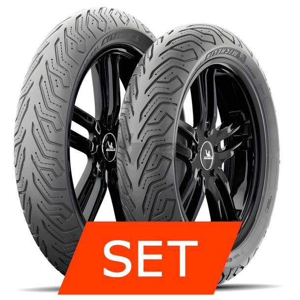 Michelin City Grip Saver Reifenset | 120/70-12 58S TL/TT + 130/70-12 62S TL