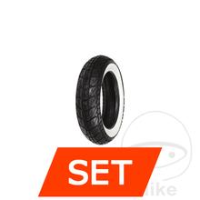 Conjunto de Pneus Shinko SR-723 Parede Branca | 120/70-12 58P TL + 130/70-12 62P TL