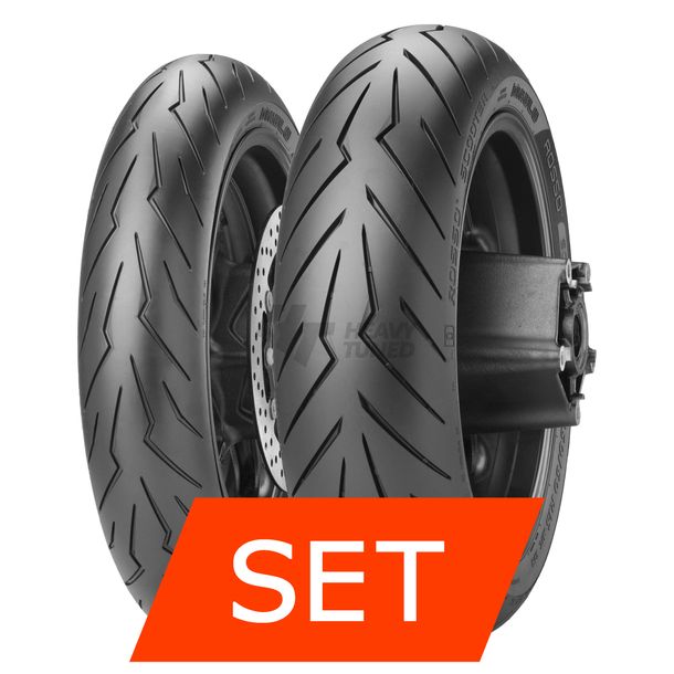 Pirelli Diablo Rosso Scooter Reifenset | 120/70-13 53P TL + 150/70-13 64S TL