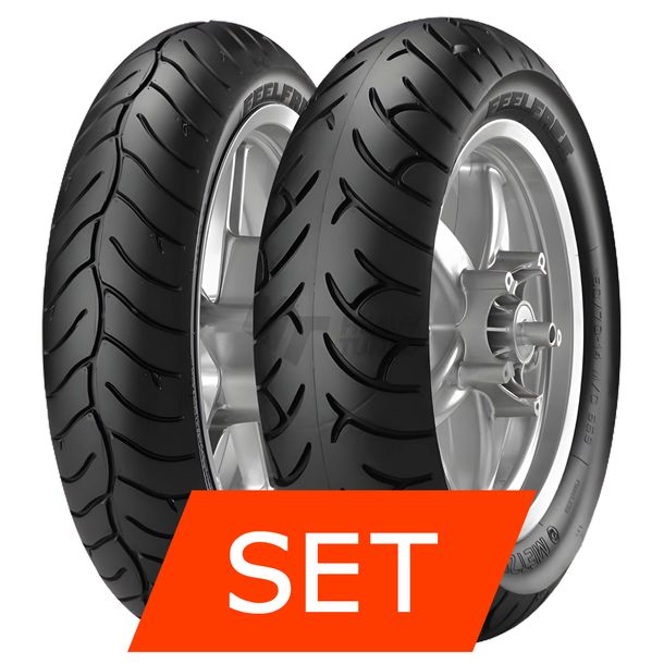 Metzeler FeelFree Reifenset | 120/70 R14 55H TL + 120/70 R14 55H TL