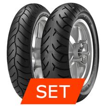 Metzeler FeelFree Jeu de pneus | 120/70 R14 55H TL + 120/70 R14 55H TL