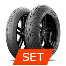 Michelin Pilot Road 4 Scooter Tire Set | 120/70 R15 56H TL + 160/60 R15 67H TL