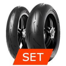 Pirelli Diablo Rosso IV Corsa Sada pneumatik | 120/70 ZR17 58W TL + 150/60 ZR17 66W TL