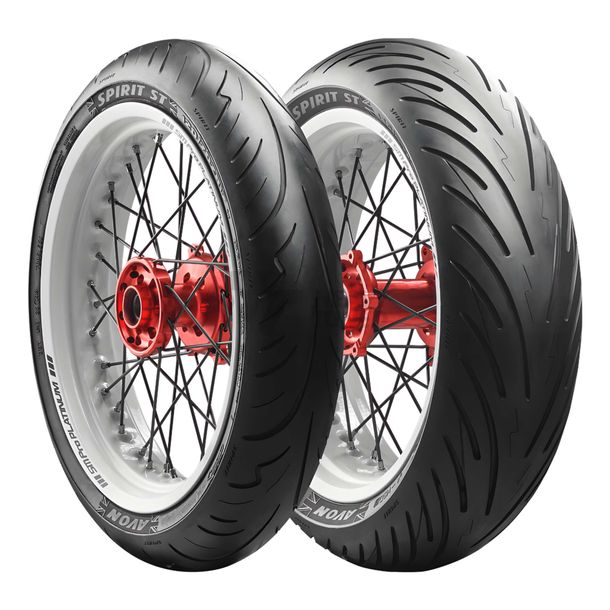 Jeu de pneus Avon Spirit ST pour Honda CB 750 F2 Seven Fifty 120/70 ZR17 – Bild 2