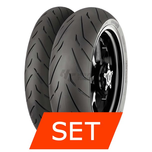 Continental ContiRoad Jeu de pneus | 120/70 ZR17 58W TL + 150/70 ZR17 69W TL