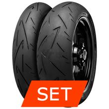Continental ContiSportAttack 2 sada pneumatik | 120/70 ZR17 58W TL + 160/60 ZR17 69W TL