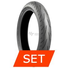 Ensemble de pneus Bridgestone Battlax S23 | 120/70 ZR17 58W TL + 180/55 ZR17 73W TL