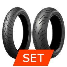 Ensemble de pneus Bridgestone Battlax BT023 GT | 120/70 ZR17 58W TL + 180/55 ZR17 73W TL
