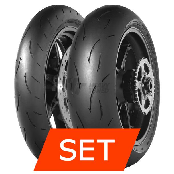 Dunlop GP Racer D212 M Reifenset | 120/70 ZR17 58W TL + 180/55 ZR17 73W TL