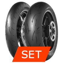 Dunlop GP Racer D212 M Bandenset | 120/70 ZR17 58W TL + 180/55 ZR17 73W TL