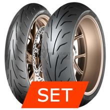 Dunlop Qualifier Core Jeu de pneus | 120/70 ZR17 58W TL + 180/55 ZR17 73W TL