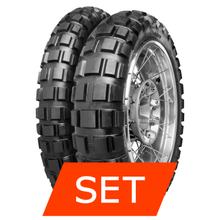 Continental TKC 80 Juego de Neumáticos | 120/70-17 58Q TL + 180/55 B17 73Q TL