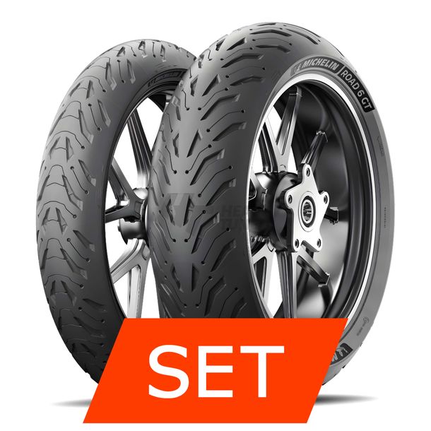 Michelin Road 6 GT Bandenset | 120/70 ZR17 58W TL + 190/50 ZR17 73W TL
