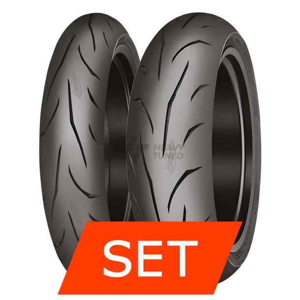 Mitas Sportforce+ Reifenset | 120/70 ZR17 58W TL + 190/50 ZR17 73W TL