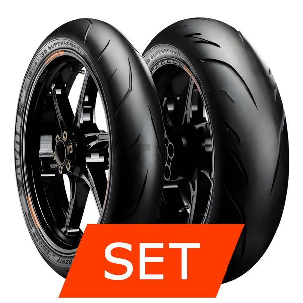 Avon 3D Supersport Reifenset | 120/70 ZR17 58W TL + 190/55 ZR17 75W TL
