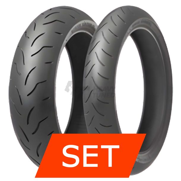 Bridgestone Battlax BT016 Pro Reifenset | 120/70 ZR17 58W TL + 190/55 ZR17 75W TL