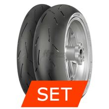 Continental ContiRaceAttack 2 Street Reifenset | 120/70 ZR17 58W TL + 190/55 ZR17 75W TL