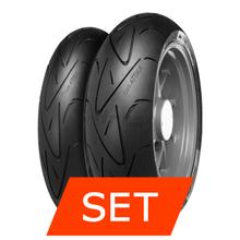 Continental ContiSportAttack Reifenset | 120/70 ZR17 58W TL + 190/55 ZR17 75W TL