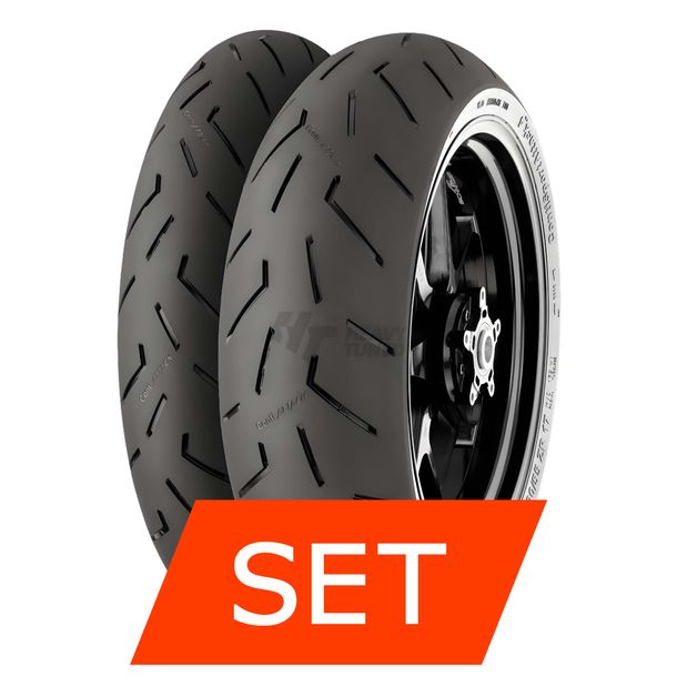 Continental ContiSportAttack 4 Reifenset | 120/70 ZR17 58W TL + 190/55 ZR17 75W TL