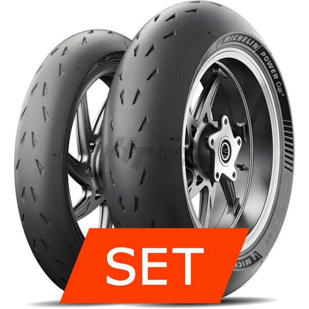 Michelin Power Cup 2 Set di pneumatici | 120/70 ZR17 58W TL + 190/55 ZR17 75W TL