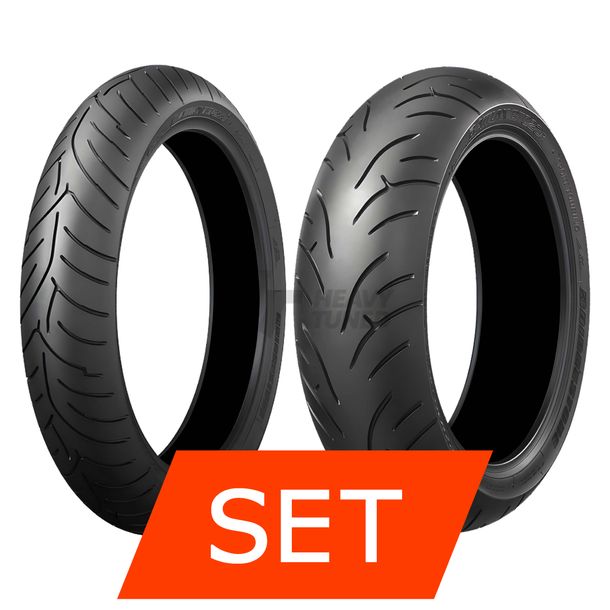 Bridgestone Battlax BT023 GT Set di Pneumatici | 120/70 ZR18 59W TL + 170/60 ZR17 72W TL