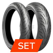 Conjunto de Pneus Bridgestone Battlax T31 | 120/70 ZR18 59W TL + 170/60 ZR17 72W TL