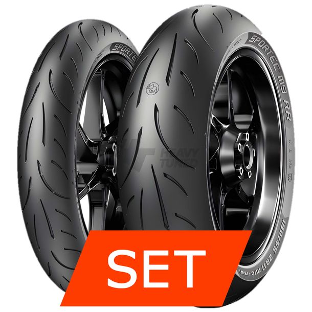 Metzeler Sportec M9 RR Juego de Neumáticos | 120/70 ZR19 60W TL + 160/60 ZR17 69W TL