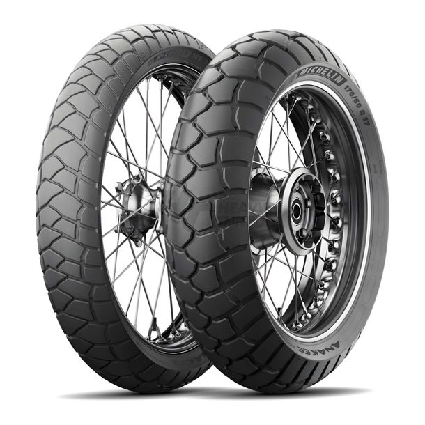 Jeu de pneus Michelin Anakee Adventure pour Honda CB 500 X 120/70 R19+160/60 R17 – Bild 2