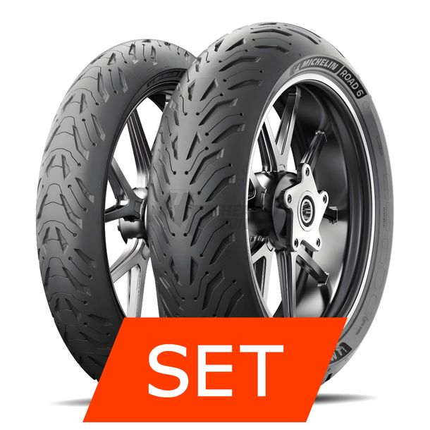 Michelin Road 6 Reifenset | 120/70 ZR19 60W TL + 170/60 ZR17 72W TL