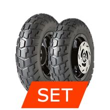 Dunlop Trailmax Jeu de pneus | 120/90-10 57J TL + 120/90-10 57J TL