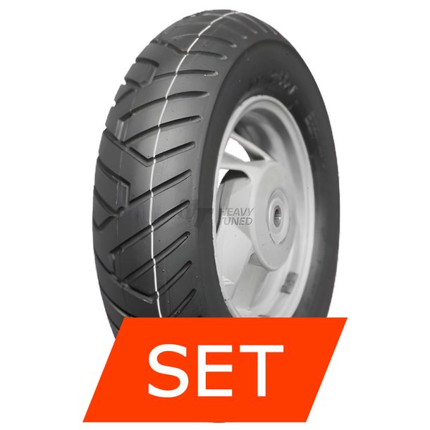 Vee Rubber VRM 119C Set di pneumatici | 120/90-10 66L TL + 120/90-10 66L TL