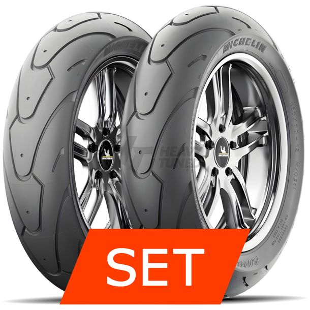 Michelin Bopper Reifenset | 120/90-10 57L TL/TT + 120/90-10 57L TL/TT