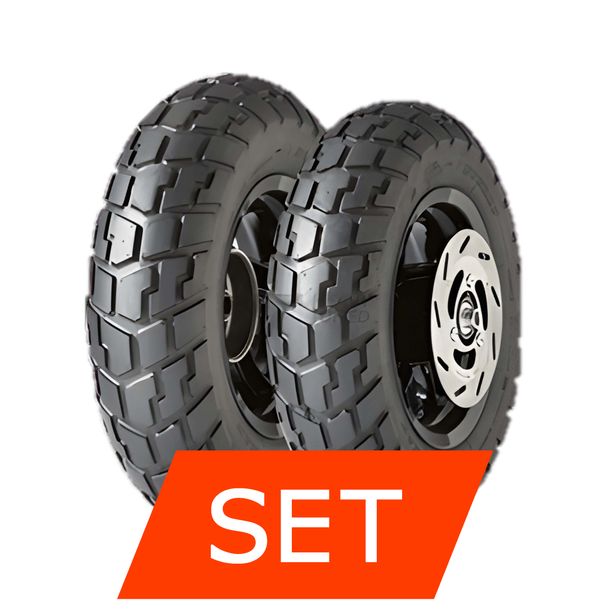 Dunlop Trailmax Reifenset | 120/90-10 57J TL + 130/90-10 61J TL