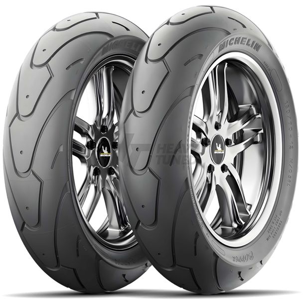 Jeu de pneus Michelin Bopper pour MBK Booster NG bis Bj. 120/90-10+130/90-10 – Bild 2
