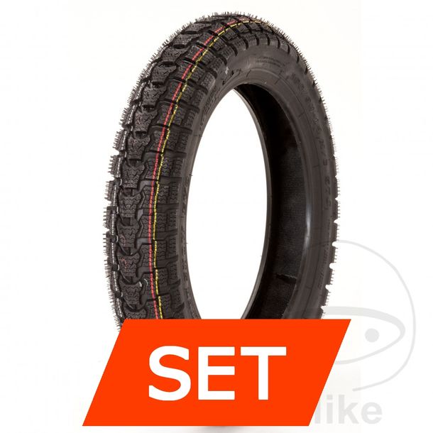 IRC Tire Winterreifen IRC SN26 Urban Snow Reifen Reifenset | 130/60-13 53L TL + 130/60-13 53L TL